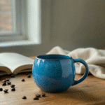 pottery MUG-beans2